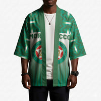 Custom Morocco Football Kimono 1994 Retro Green Version - Wonder Print Shop