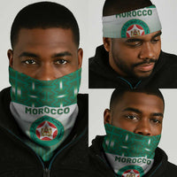 Morocco Football Neck Gaiter 1994 Retro Green Version - Wonder Print Shop