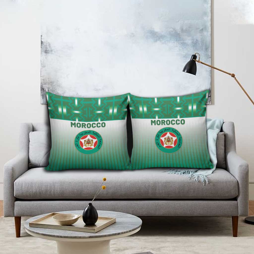 Morocco Football Pillow Cover 1994 Retro Green Version - Wonder Print Shop