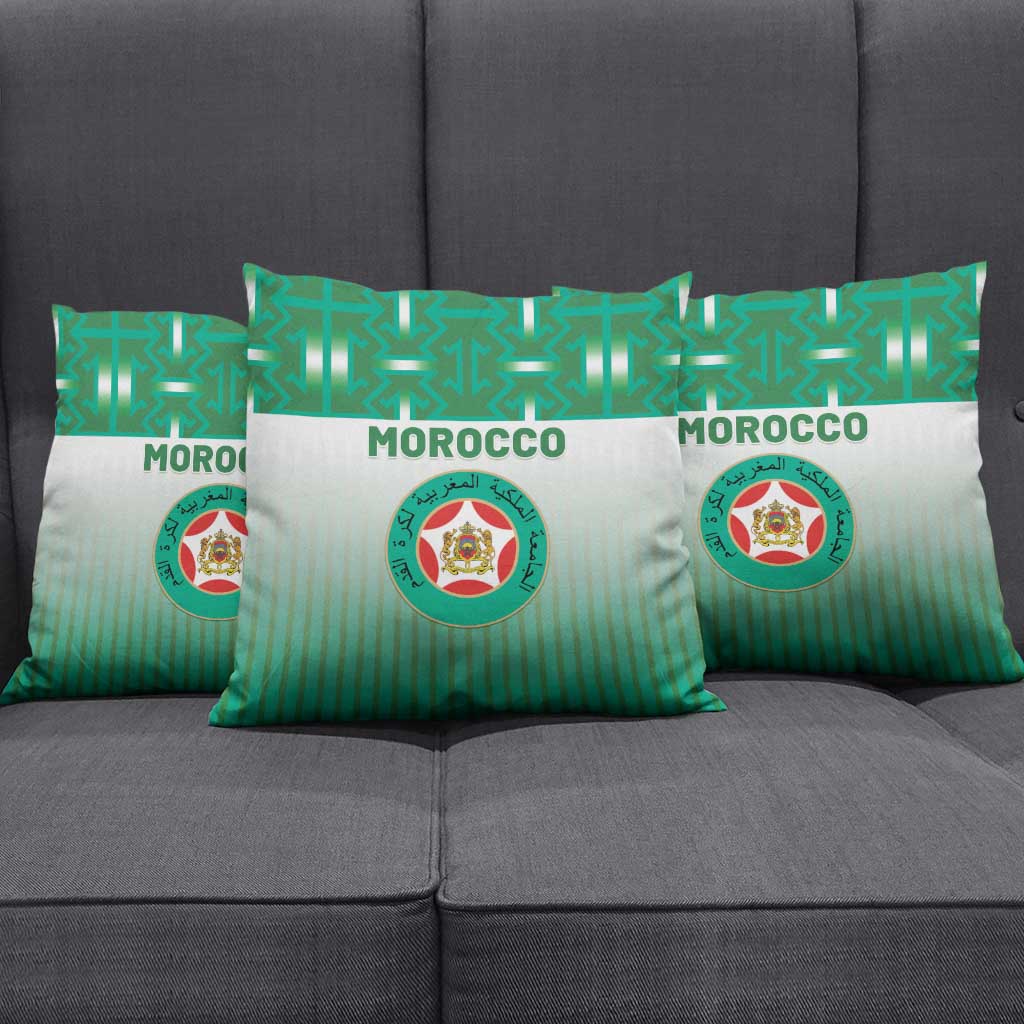 Morocco Football Pillow Cover 1994 Retro Green Version - Wonder Print Shop