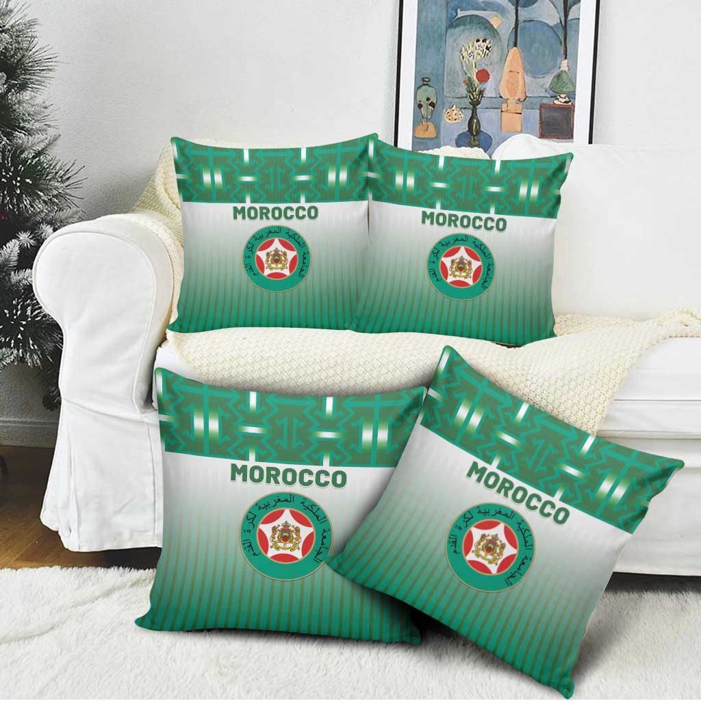 Morocco Football Pillow Cover 1994 Retro Green Version - Wonder Print Shop