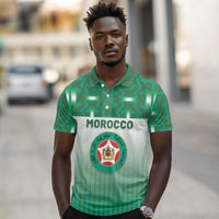 Custom Morocco Football Polo Shirt 1994 Retro Green Version LT05