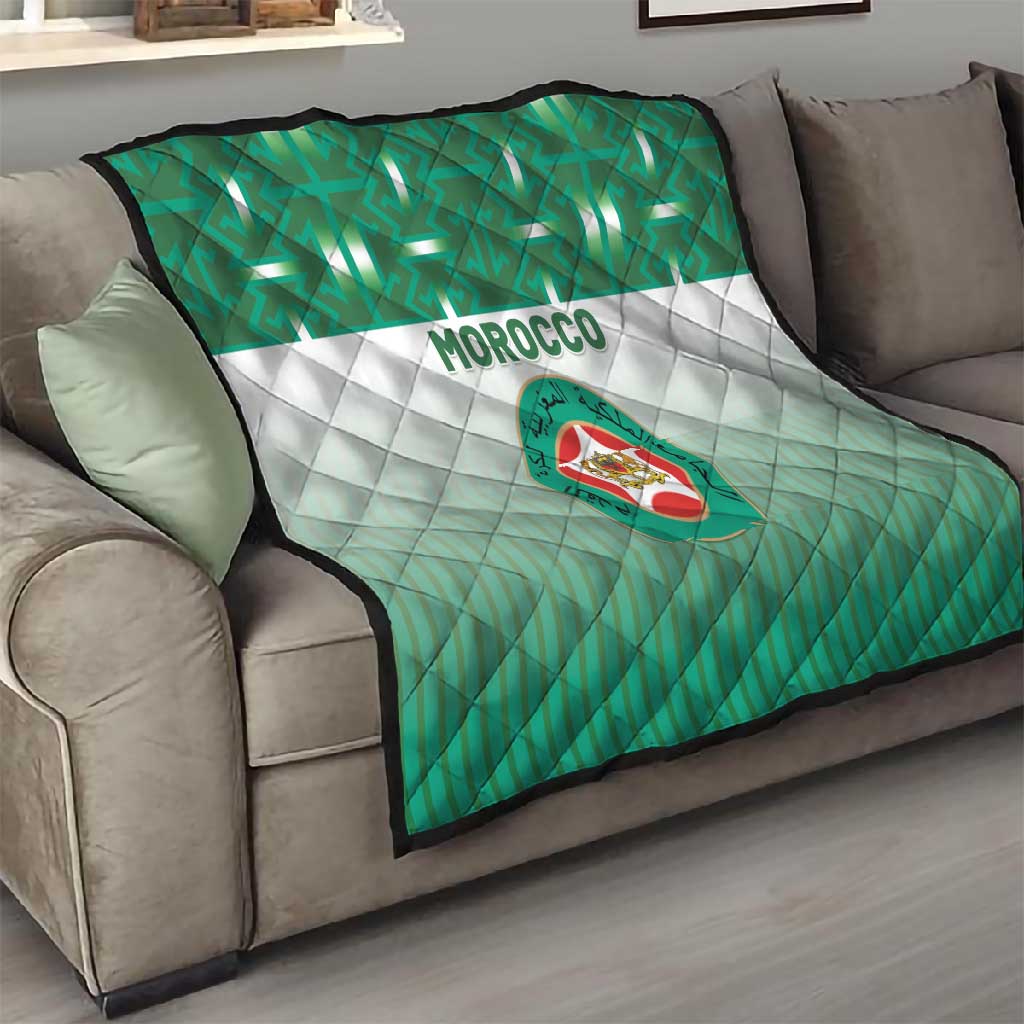 Morocco Football Quilt 1994 Retro Green Version - Wonder Print Shop