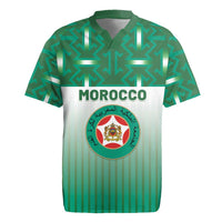 Custom Morocco Football Rugby Jersey 1994 Retro Green Version LT05