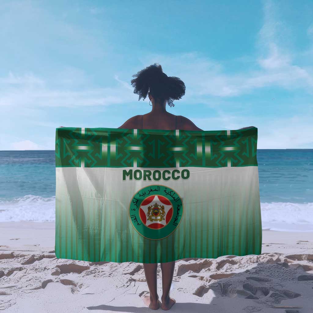 Morocco Football Sarong 1994 Retro Green Version - Wonder Print Shop