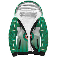 Custom Morocco Football Sherpa Hoodie 1994 Retro Green Version - Wonder Print Shop