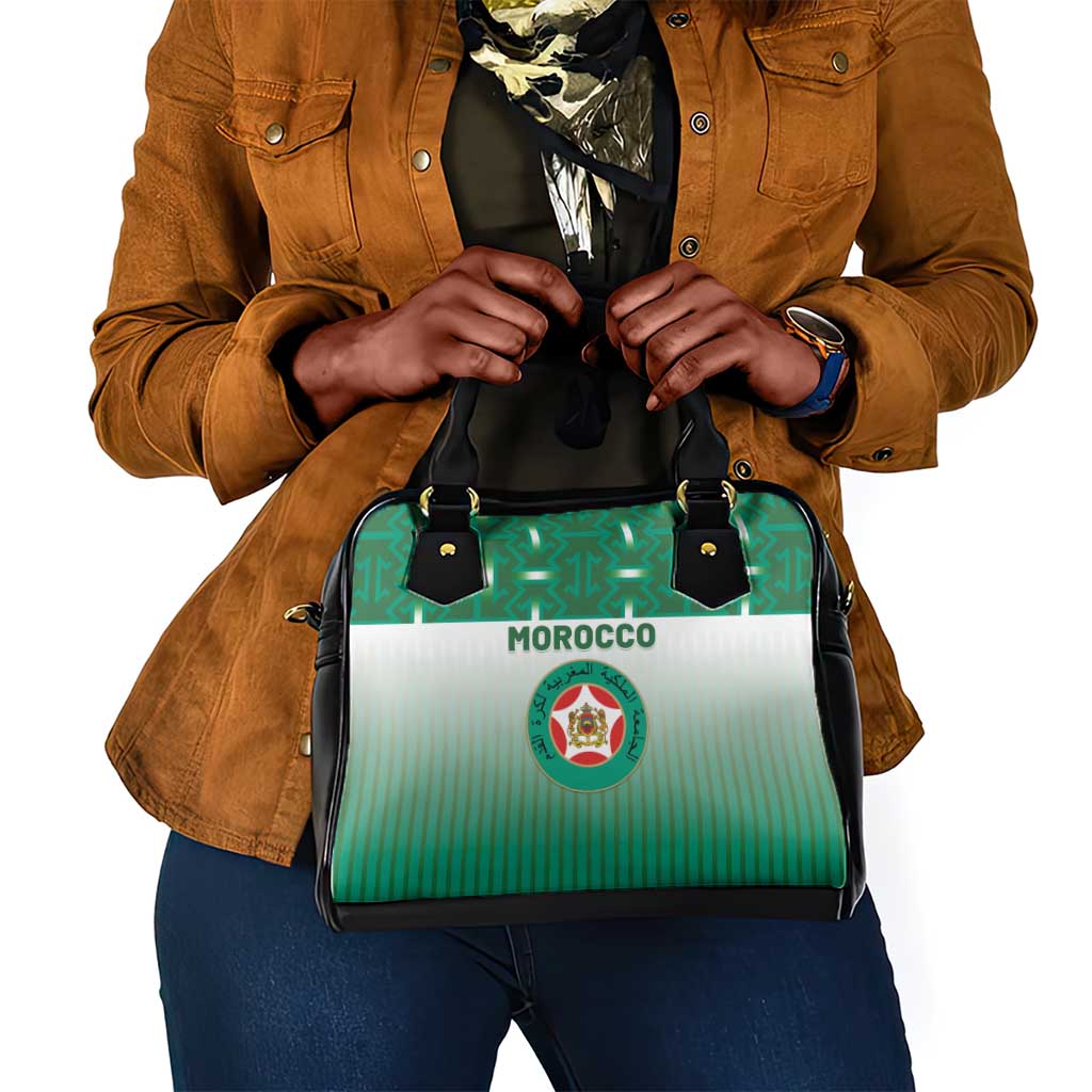 Morocco Football Shoulder Handbag 1994 Retro Green Version - Wonder Print Shop