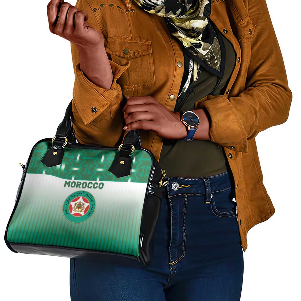 Morocco Football Shoulder Handbag 1994 Retro Green Version - Wonder Print Shop