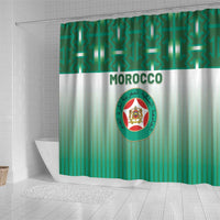 Morocco Football Shower Curtain 1994 Retro Green Version - Wonder Print Shop