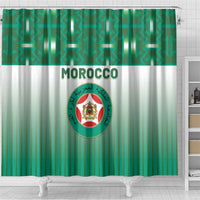 Morocco Football Shower Curtain 1994 Retro Green Version - Wonder Print Shop