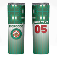 Custom Morocco Football Skinny Tumbler 1994 Retro Green Version - Wonder Print Shop