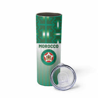 Custom Morocco Football Skinny Tumbler 1994 Retro Green Version - Wonder Print Shop