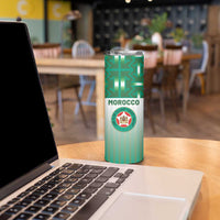 Custom Morocco Football Skinny Tumbler 1994 Retro Green Version - Wonder Print Shop