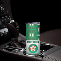 Custom Morocco Football Skinny Tumbler 1994 Retro Green Version - Wonder Print Shop