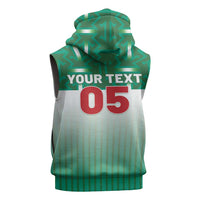 Custom Morocco Football Sleeveless Hoodie 1994 Retro Green Version - Wonder Print Shop