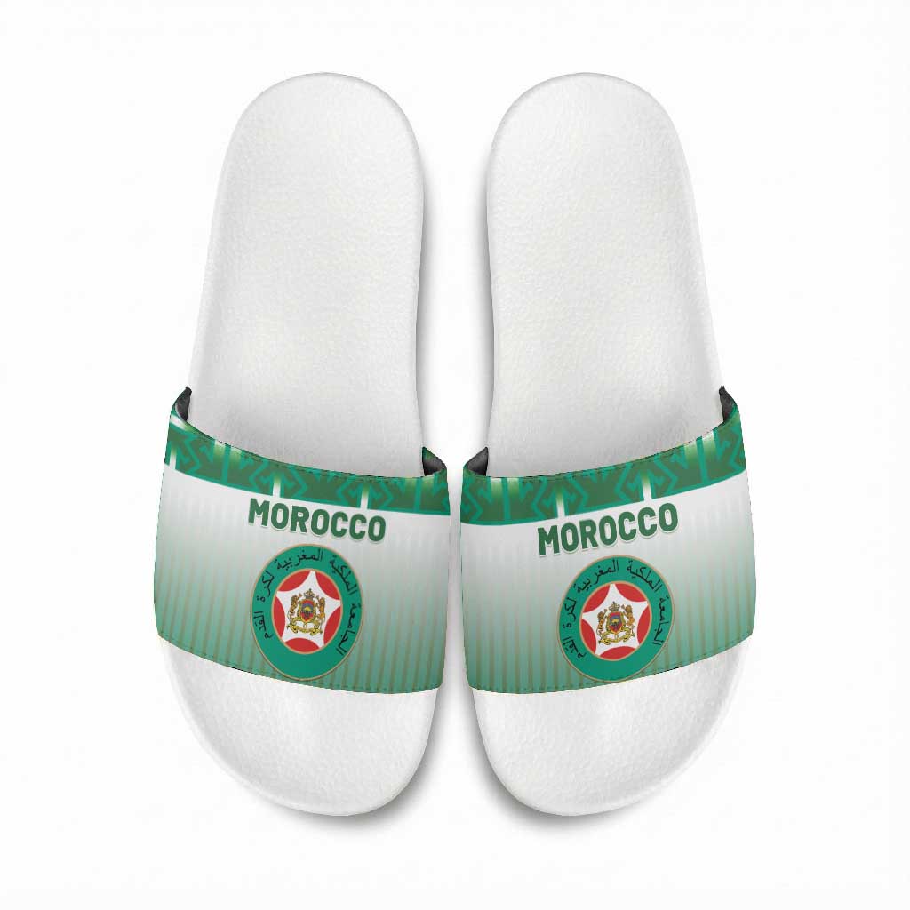 Morocco Football Slide Sandals 1994 Retro Green Version - Wonder Print Shop