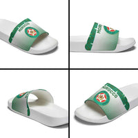 Morocco Football Slide Sandals 1994 Retro Green Version - Wonder Print Shop