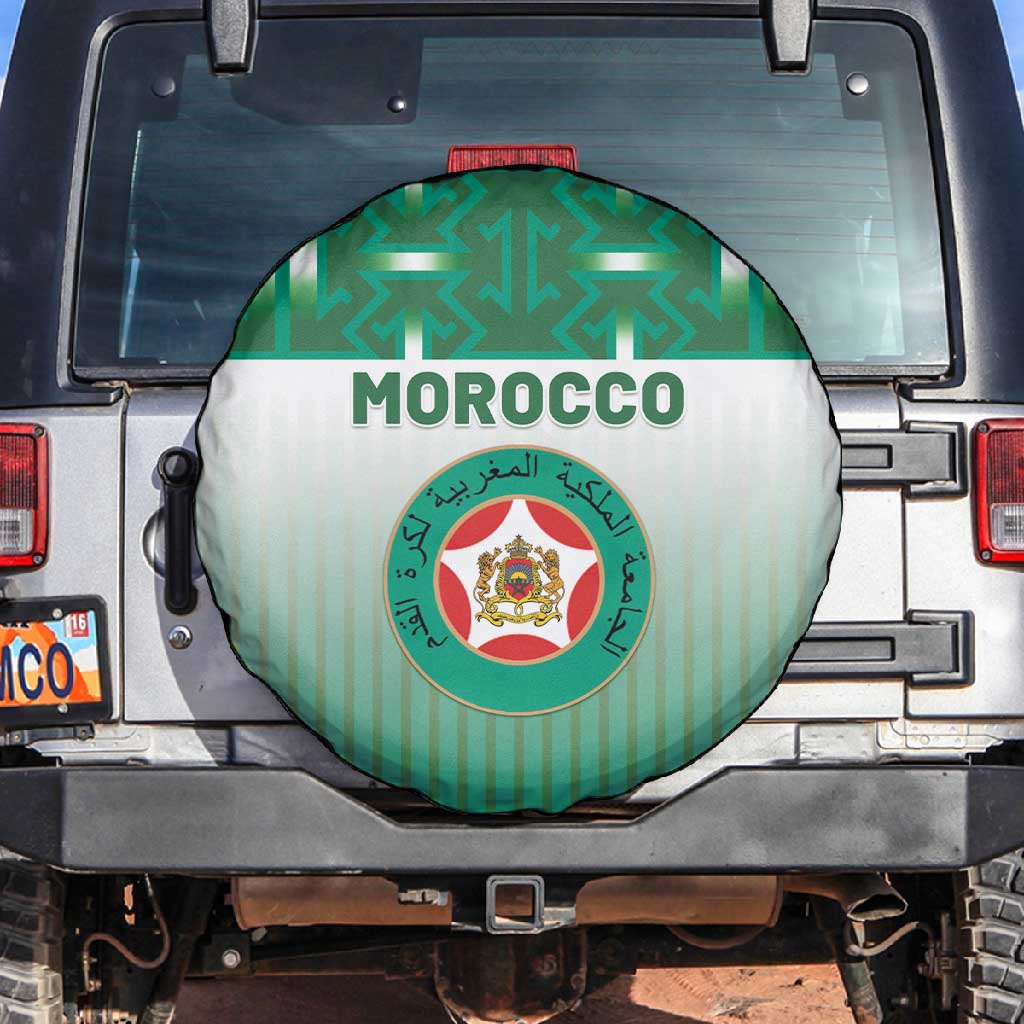Morocco Football Spare Tire Cover 1994 Retro Green Version - Wonder Print Shop