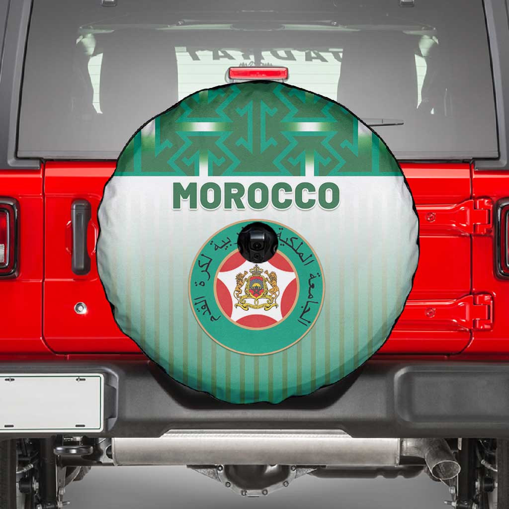 Morocco Football Spare Tire Cover 1994 Retro Green Version - Wonder Print Shop