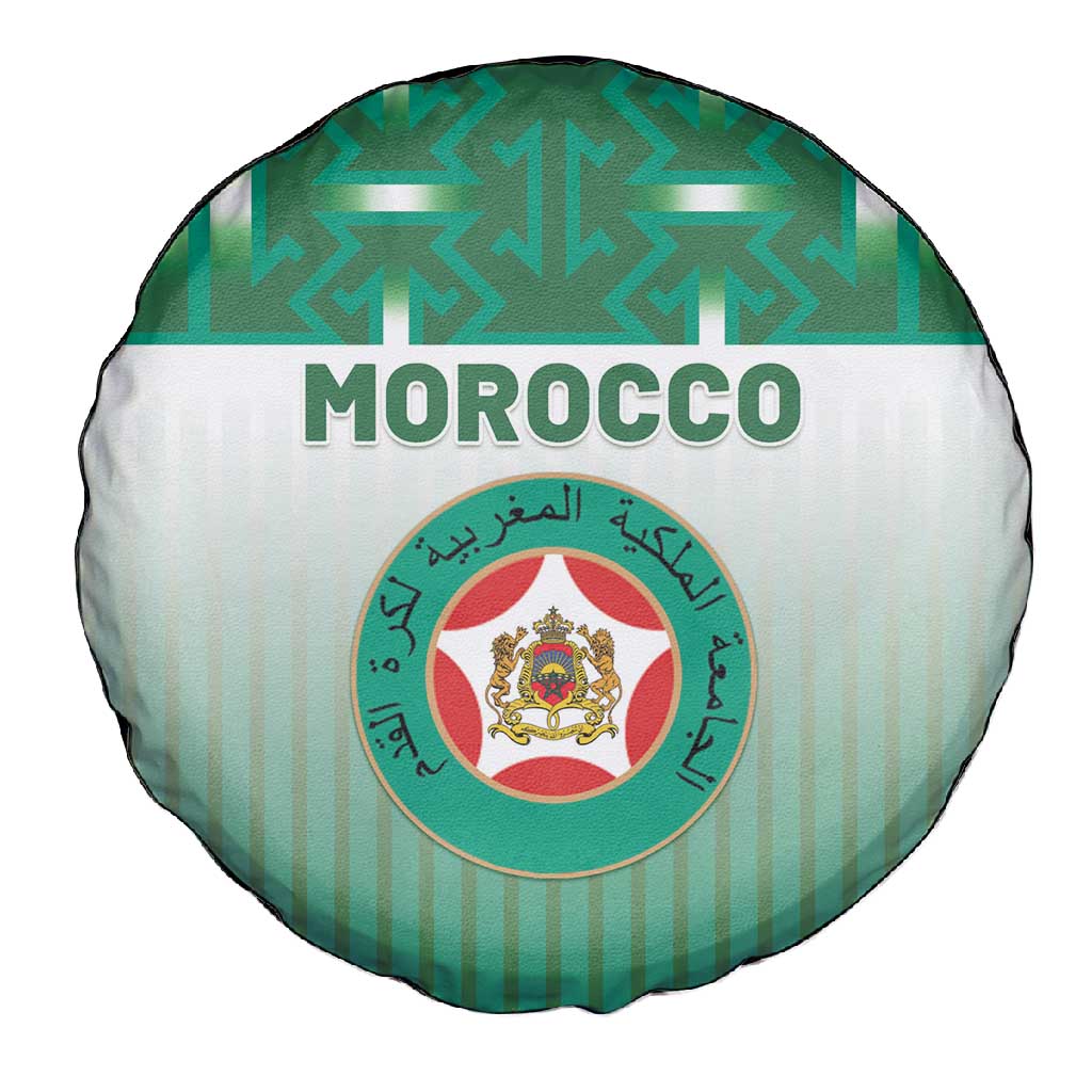 Morocco Football Spare Tire Cover 1994 Retro Green Version - Wonder Print Shop
