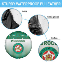 Morocco Football Spare Tire Cover 1994 Retro Green Version - Wonder Print Shop