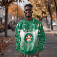 Custom Morocco Football Sweatshirt 1994 Retro Green Version - Wonder Print Shop