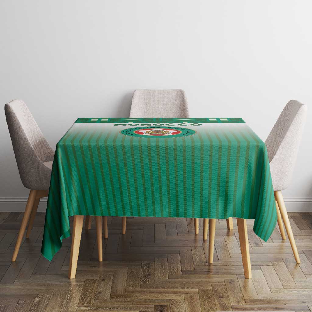 Morocco Football Tablecloth 1994 Retro Green Version - Wonder Print Shop