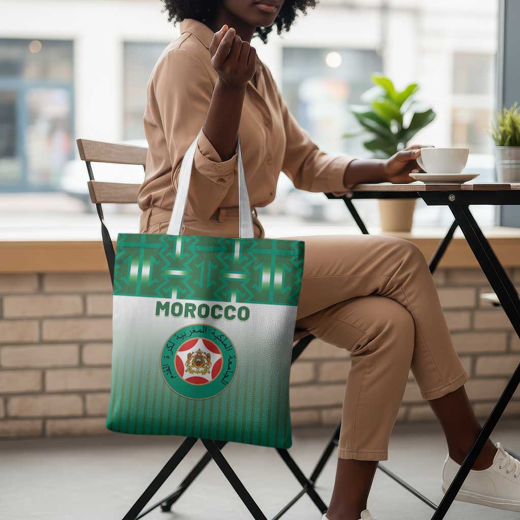 Morocco Football Tote Bag 1994 Retro Green Version - Wonder Print Shop