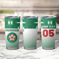 Custom Morocco Football Tumbler Cup 1994 Retro Green Version - Wonder Print Shop