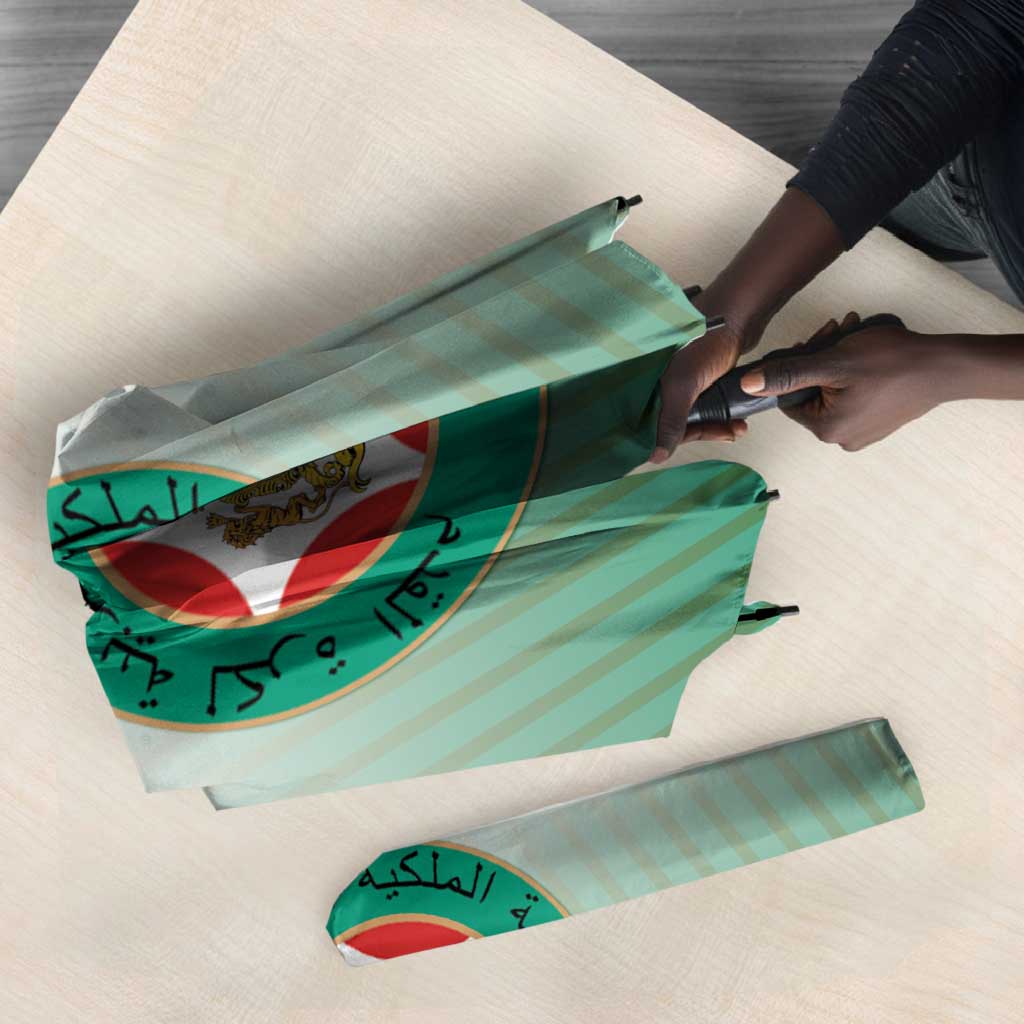 Morocco Football Umbrella 1994 Retro Green Version - Wonder Print Shop