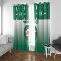 Morocco Football Window Curtain 1994 Retro Green Version - Wonder Print Shop