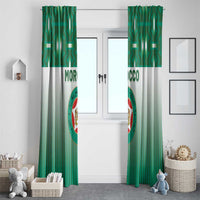 Morocco Football Window Curtain 1994 Retro Green Version - Wonder Print Shop