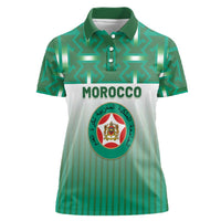 Custom Morocco Football Women Polo Shirt 1994 Retro Green Version LT05