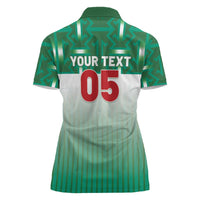Custom Morocco Football Women Polo Shirt 1994 Retro Green Version LT05