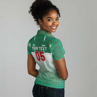 Custom Morocco Football Women Polo Shirt 1994 Retro Green Version LT05