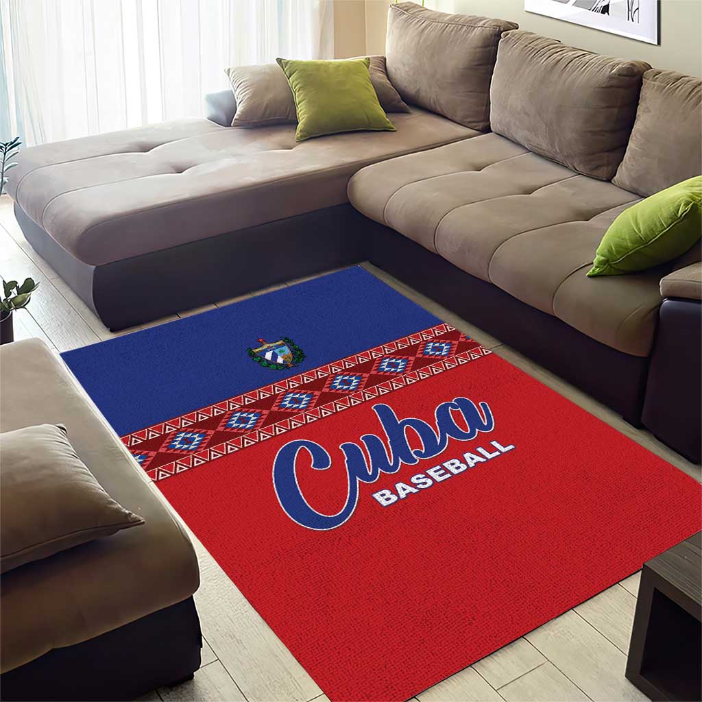 Cuba Baseball Area Rug Special Version