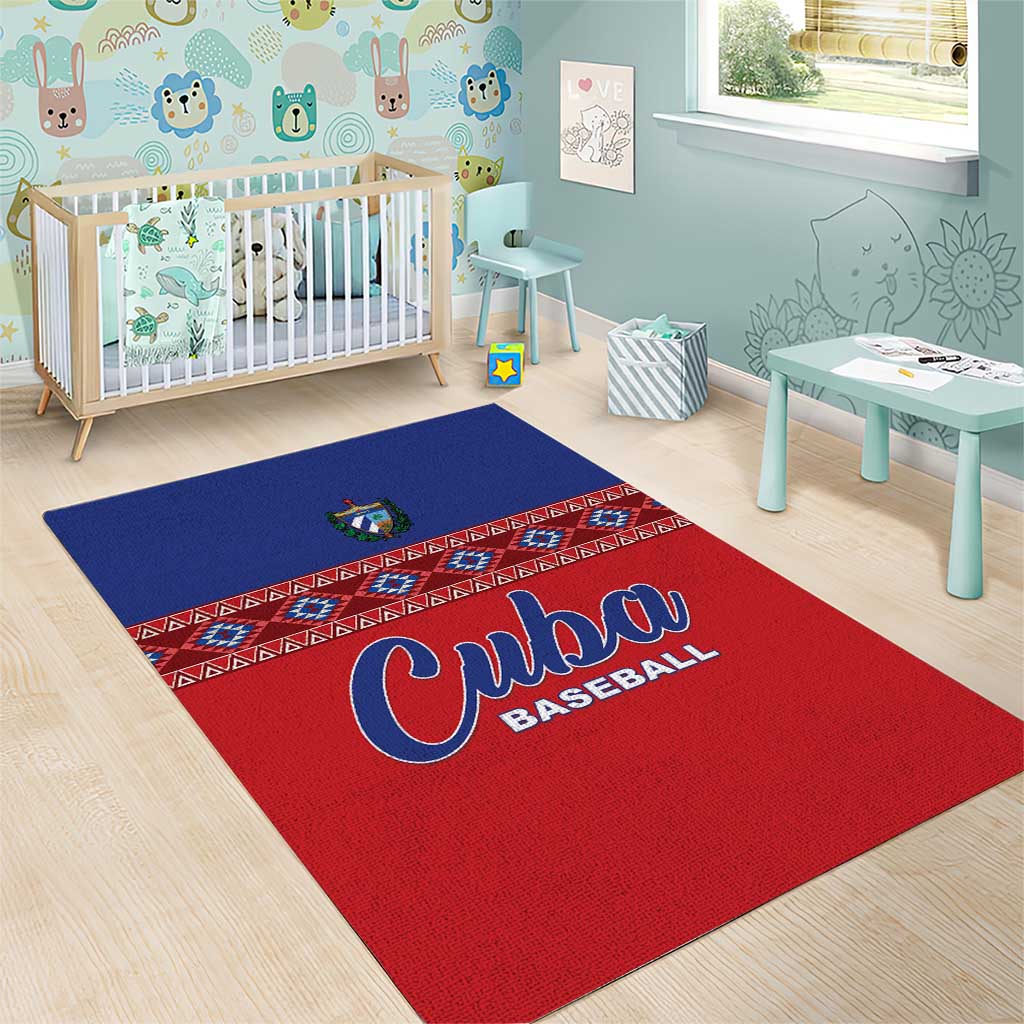 Cuba Baseball Area Rug Special Version