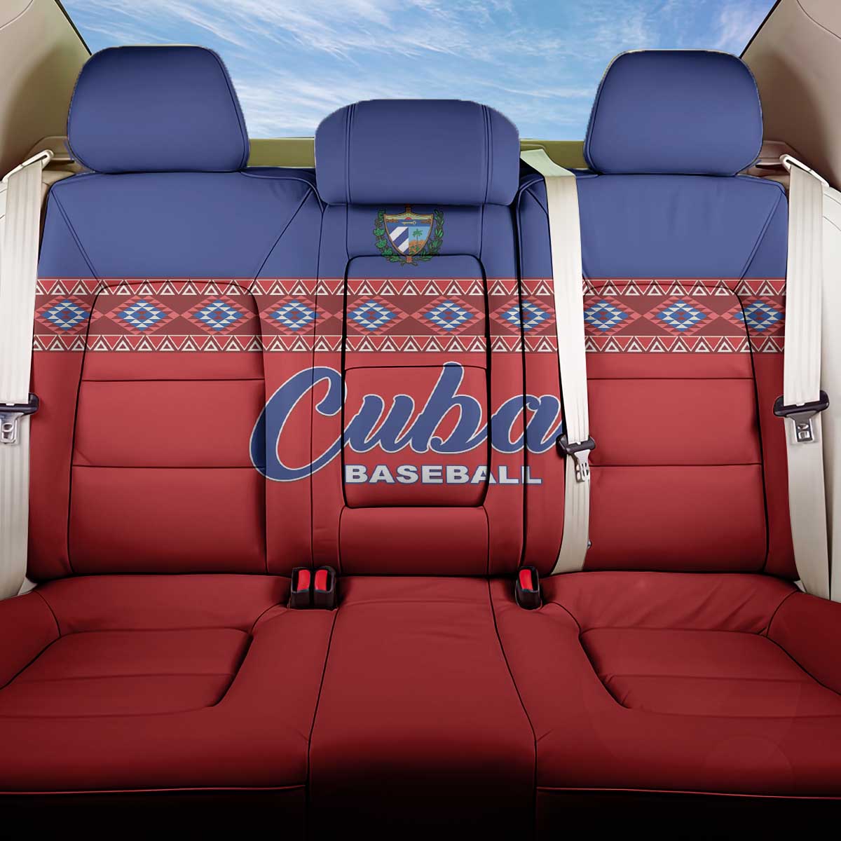 Cuba Baseball Back Car Seat Cover Special Version