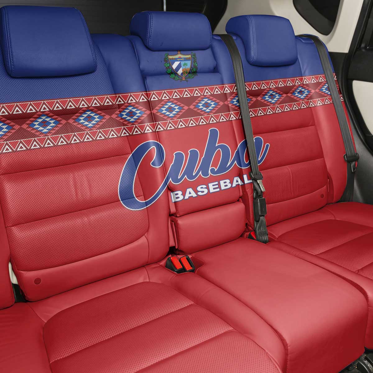 Cuba Baseball Back Car Seat Cover Special Version