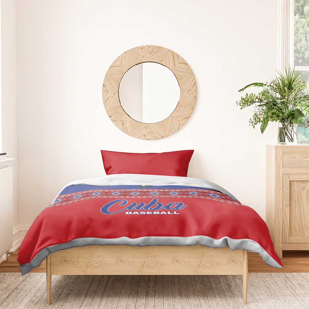 Cuba Baseball Bedding Set Special Version