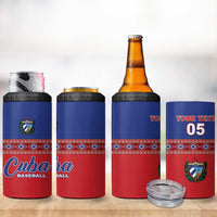 Custom Cuba Baseball 4 in 1 Can Cooler Tumbler Special Version