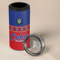 Custom Cuba Baseball 4 in 1 Can Cooler Tumbler Special Version