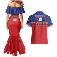Custom Cuba Baseball Couples Matching Mermaid Dress and Hawaiian Shirt Special Version