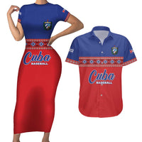 Custom Cuba Baseball Couples Matching Short Sleeve Bodycon Dress and Hawaiian Shirt Special Version