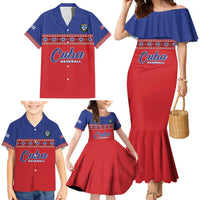 Custom Cuba Baseball Family Matching Mermaid Dress and Hawaiian Shirt Special Version