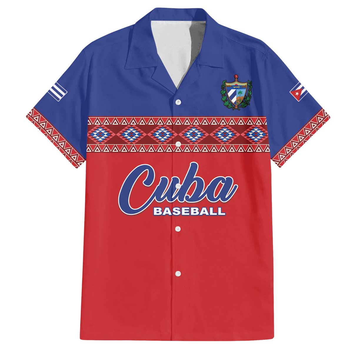 Custom Cuba Baseball Family Matching Off The Shoulder Long Sleeve Dress and Hawaiian Shirt Special Version