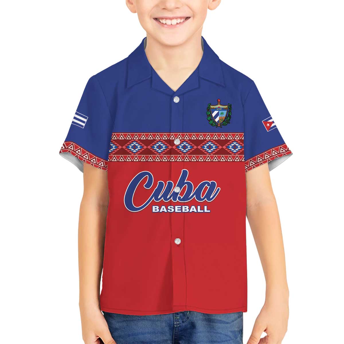 Custom Cuba Baseball Family Matching Off The Shoulder Long Sleeve Dress and Hawaiian Shirt Special Version