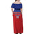 Custom Cuba Baseball Family Matching Off Shoulder Maxi Dress and Hawaiian Shirt Special Version