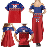 Custom Cuba Baseball Family Matching Summer Maxi Dress and Hawaiian Shirt Special Version