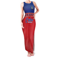 Custom Cuba Baseball Family Matching Tank Maxi Dress and Hawaiian Shirt Special Version